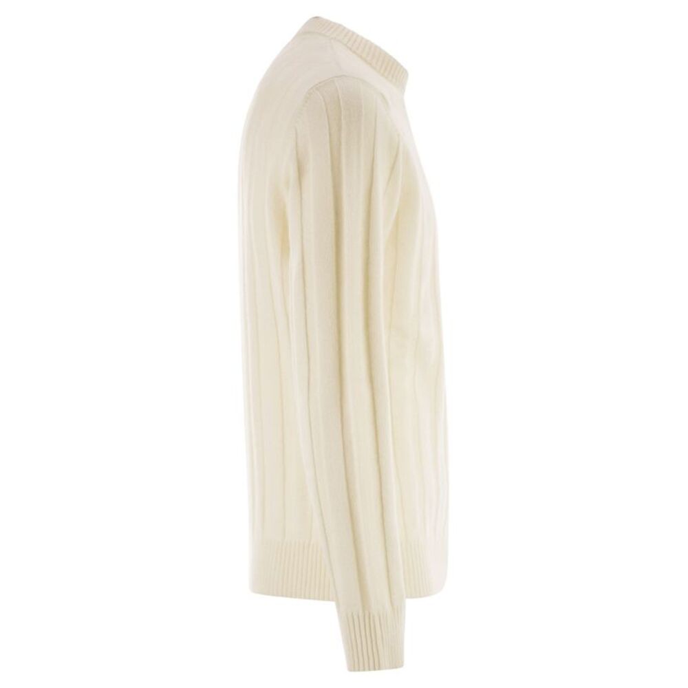 Peserico Men Wool And Cashmere Ribbed Jumper - Picture 3 of 4